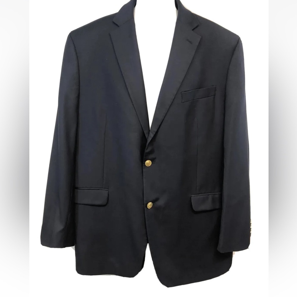 COPY - Mens Ralph Lauren Navy Wool Blazer Size 44R